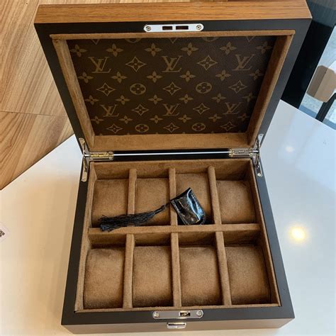 louis vuitton watch case price|louis vuitton watch box.